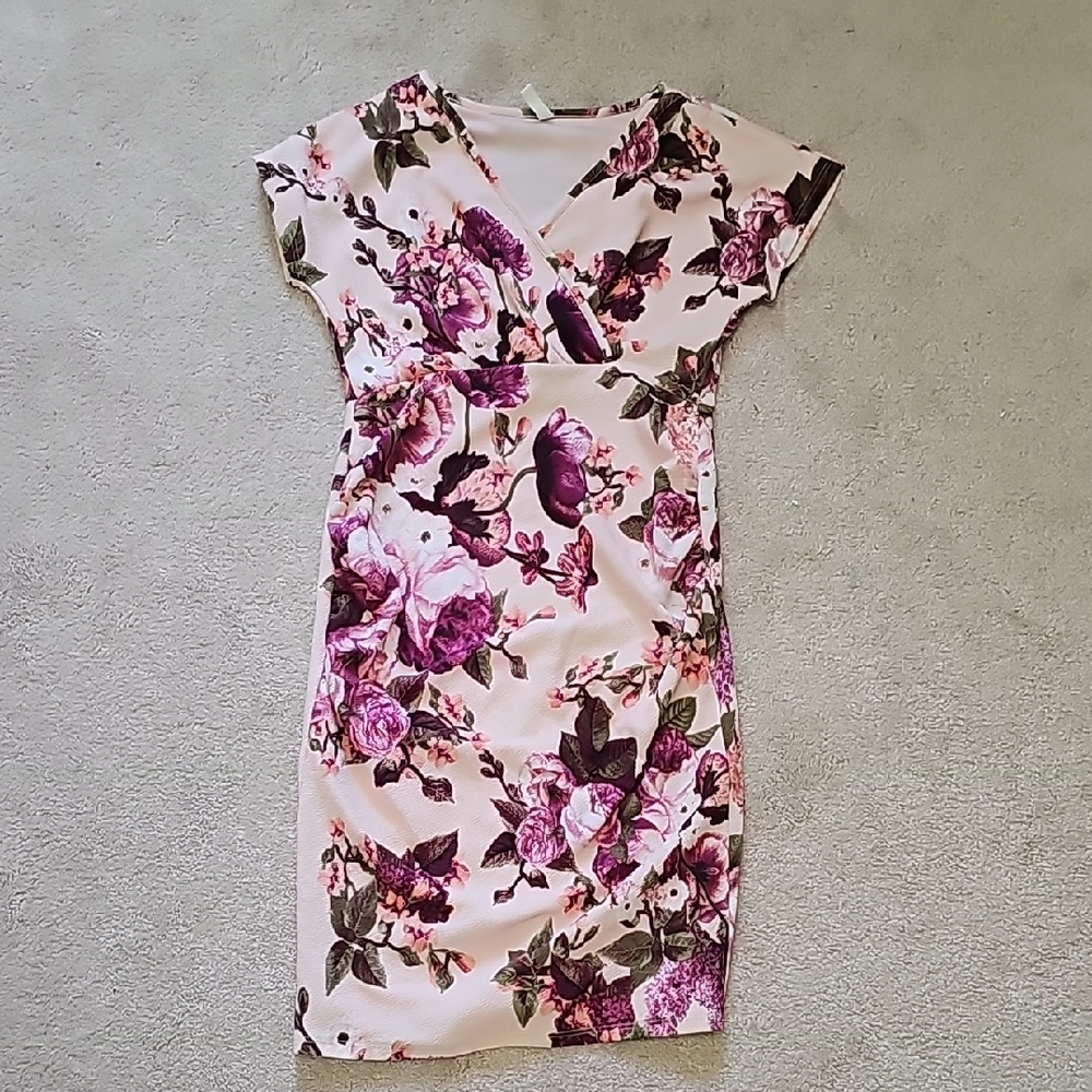Pinkblush Maternity Floral Pink Dress